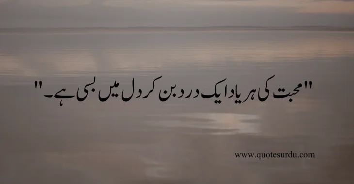 35 Sad Love Quotes In Urdu 2024