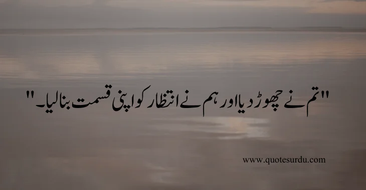 35 Sad Love Quotes In Urdu 2024