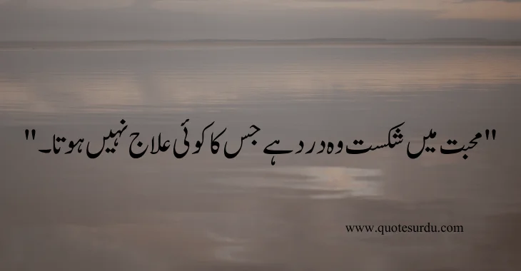 35 Sad Love Quotes In Urdu 2024