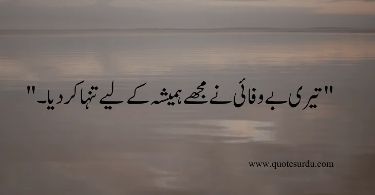 35 Sad Love Quotes In Urdu 2024