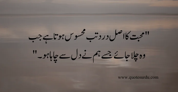 35 Sad Love Quotes In Urdu 2024