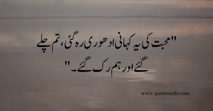 35 Sad Love Quotes In Urdu 2024