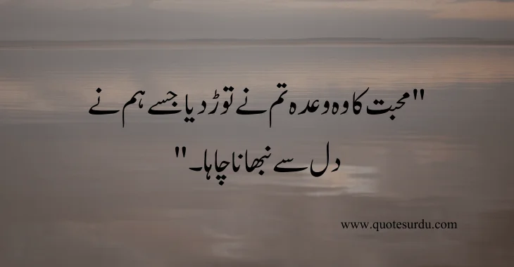 35 Sad Love Quotes In Urdu 2024