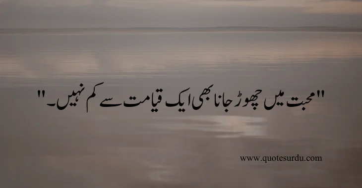 35 Sad Love Quotes In Urdu 2024