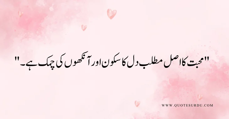 35 Heart Touching Love Quotes In Urdu 2024