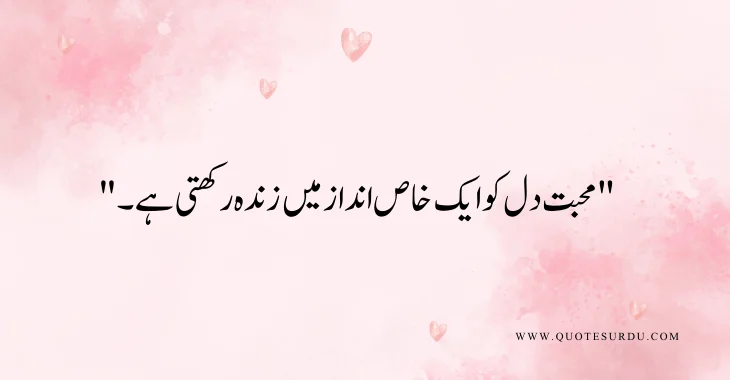 35 Heart Touching Love Quotes In Urdu 2024