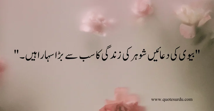 35 husband-wife love quotes in Urdu 2024